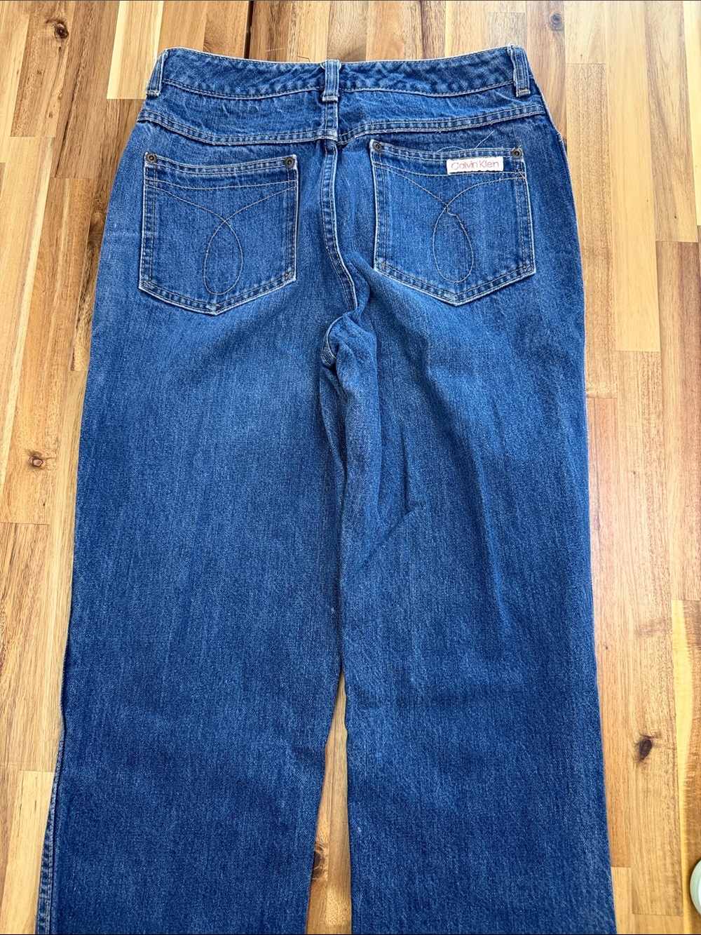 Vintage Calvin Klein Wide Leg Jeans - Picture 5 of 8